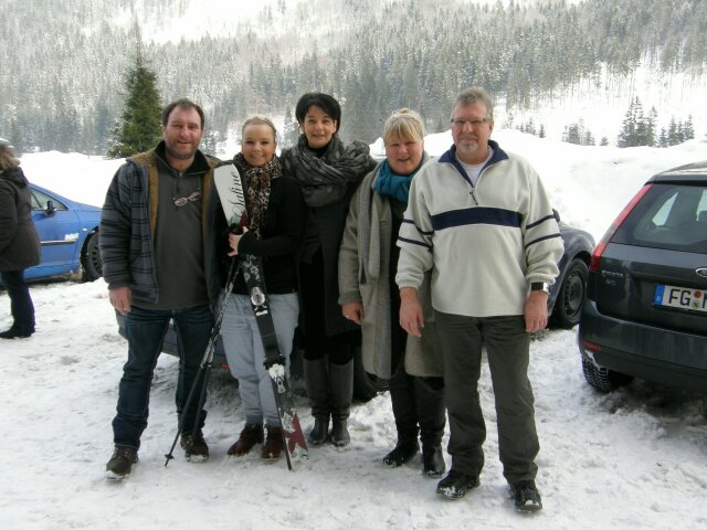 Familie Schettl mit Freunden